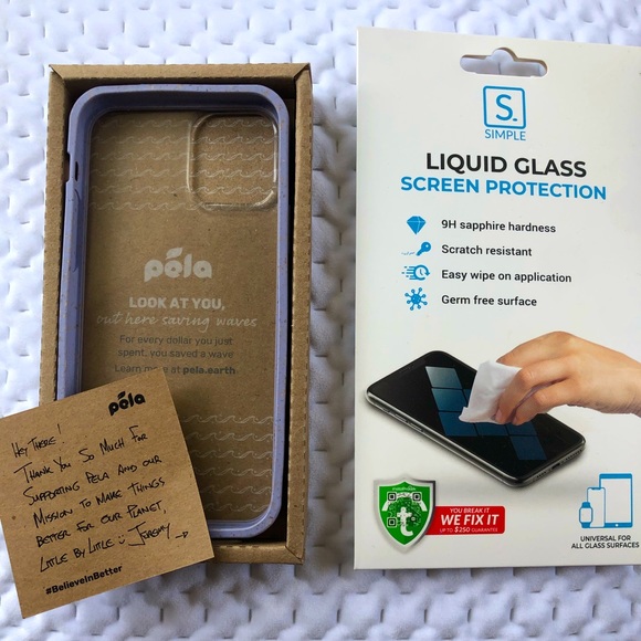 NWT pēla iPhone 12/pro case & screen protector - Picture 1 of 7